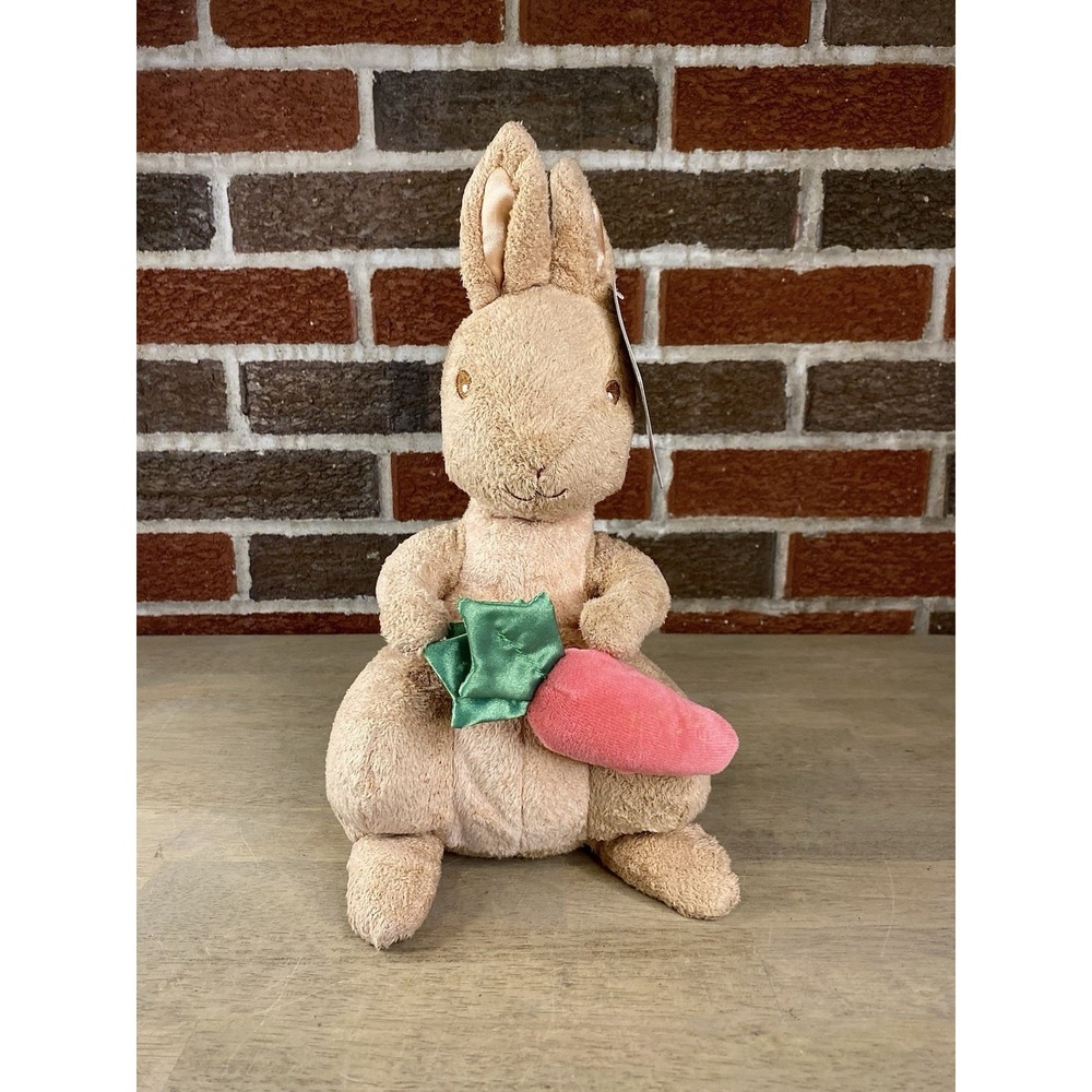 Beatrix Potter Peter Rabbit Plush Bunny Stuffed Carrot 12" 2001 Musical